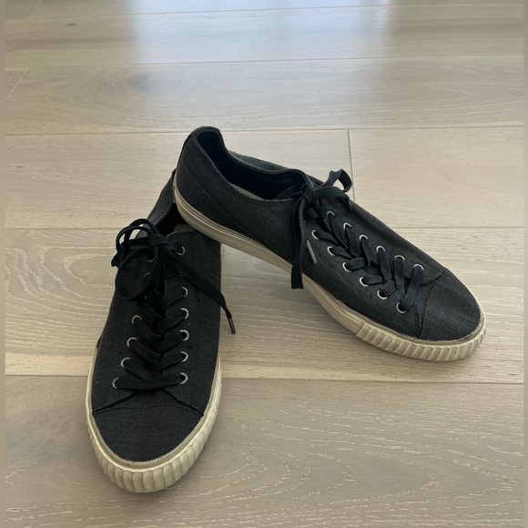 BooTLeg by John Varvatos Men’s cloth low trainers Sneakers Size 10 M - Picture 2 of 8